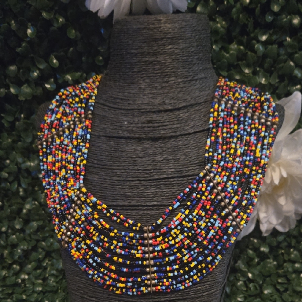 Multicolor Beaded Necklace